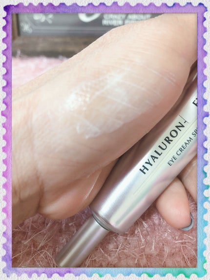 ♡みーたん♡ on LIPS 「💜ユーセリンヒアルロンアイクリーム💜♬*゜*•.¸¸✿♬*゜*..」(3枚目)