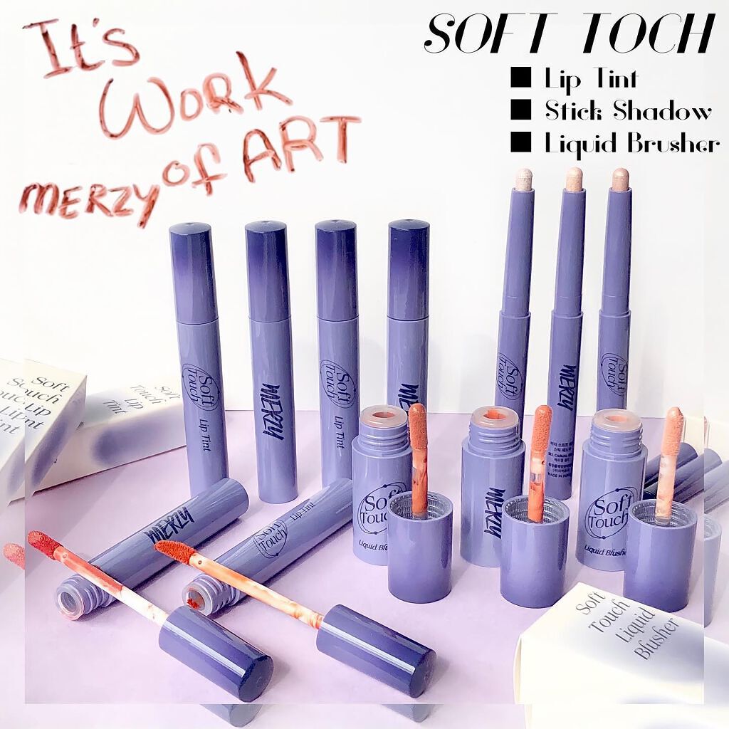 Soft touch lip tint/MERZY/口紅を使ったクチコミ（3枚目）