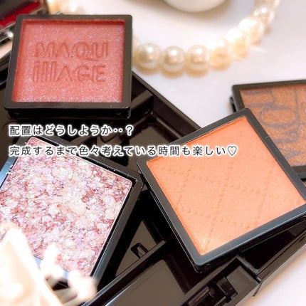 ドラマティックアイカラー (パウダー)/(クリーム)/マキアージュ/アイシャドウパレットを使ったクチコミ(5枚目)