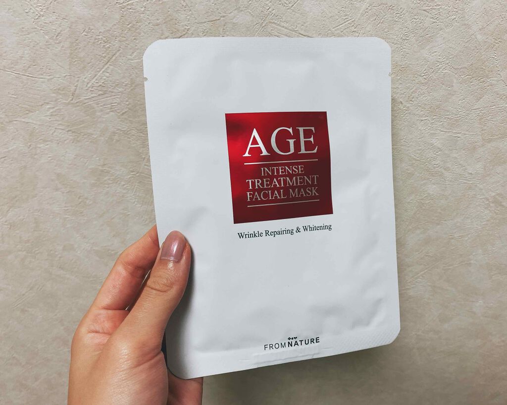 エイジ インテンストリートメント フェイシャルマスク/FROM NATURE/シートマスク・パックを使ったクチコミ（1枚目）