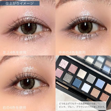 エクスプローラ12色 動物アイシャドウパレット/PERFECT DIARY/アイシャドウパレットを使ったクチコミ(4枚目)