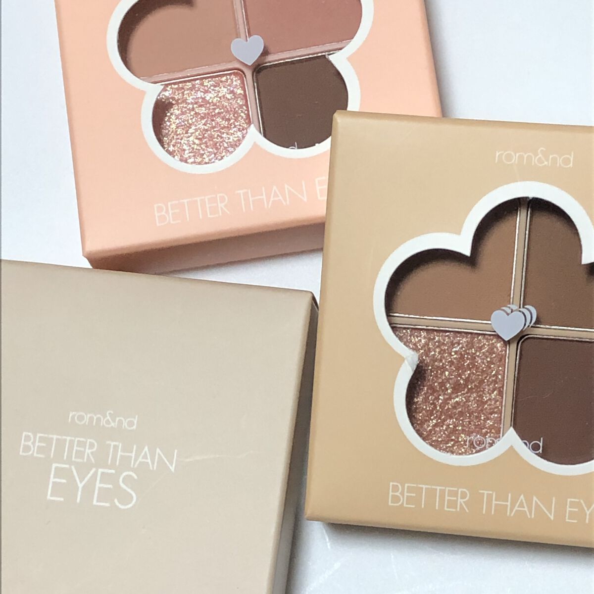 ベターザンアイズ/rom&nd/アイシャドウパレットを使ったクチコミ（1枚目）