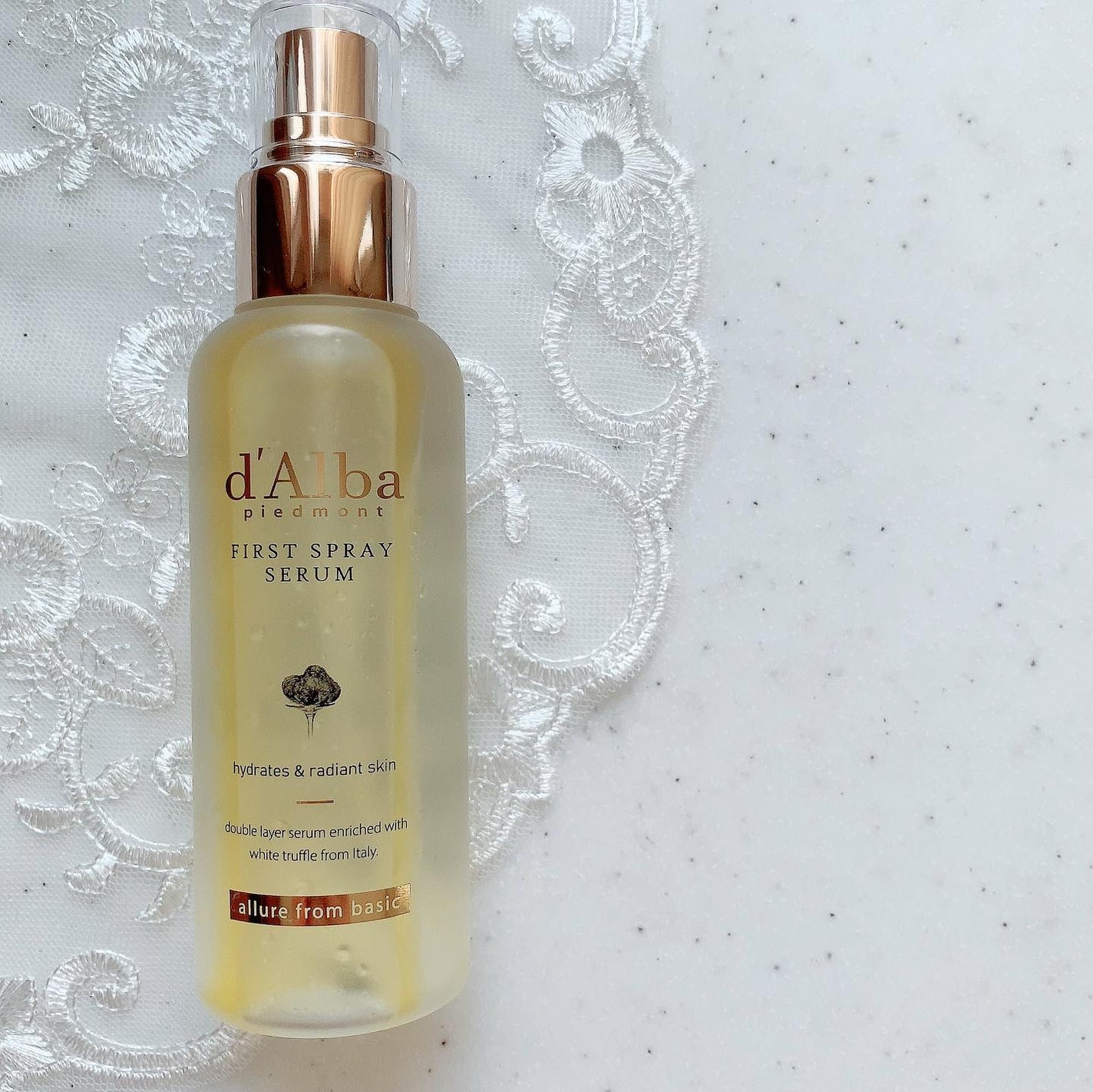 ダルバ ホワイトトリュフファーストスプレーセラム/ダルバ/ミスト状化粧水を使ったクチコミ(4枚目)