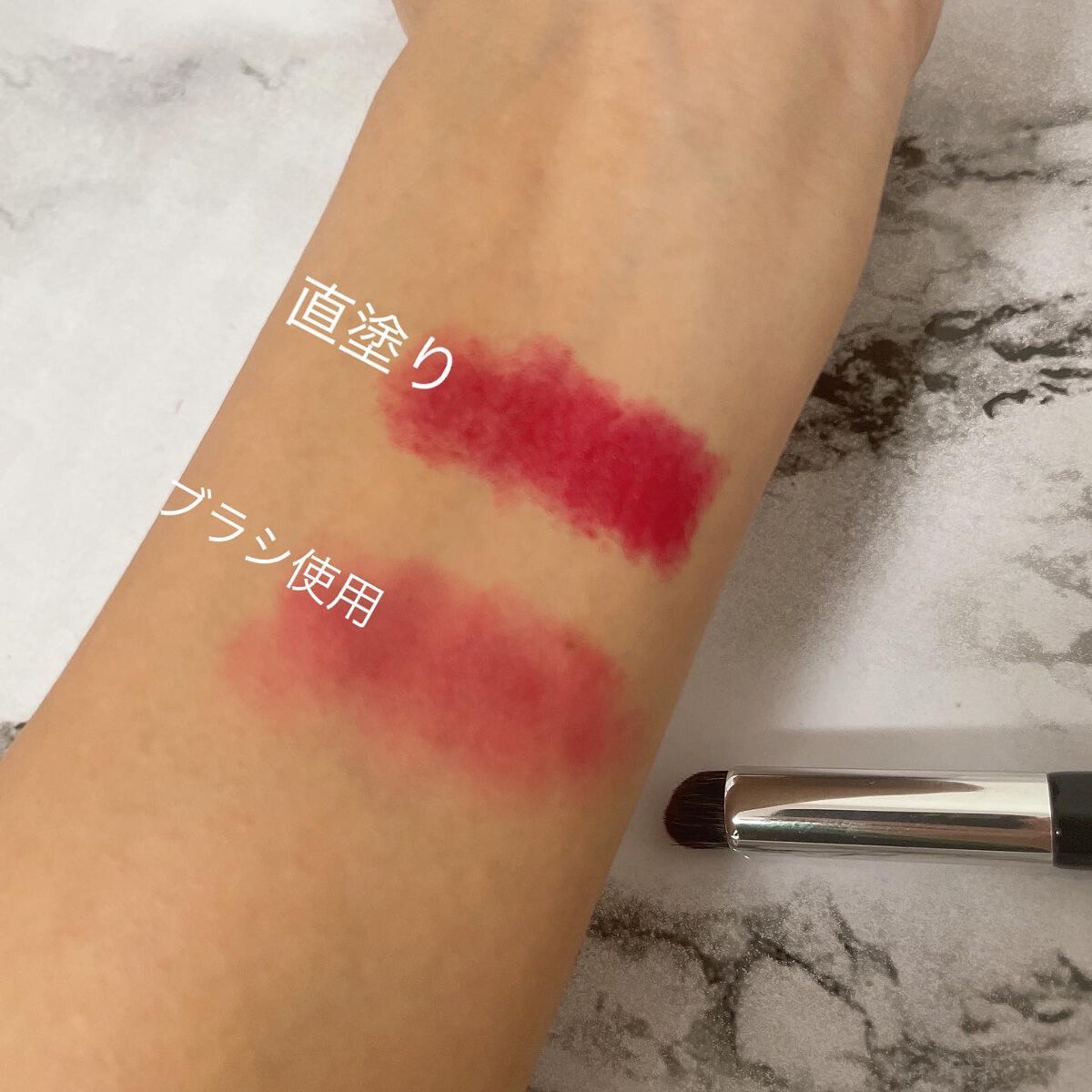 フィンガーブラシ /ブリリアージュ/メイクブラシを使ったクチコミ(6枚目)