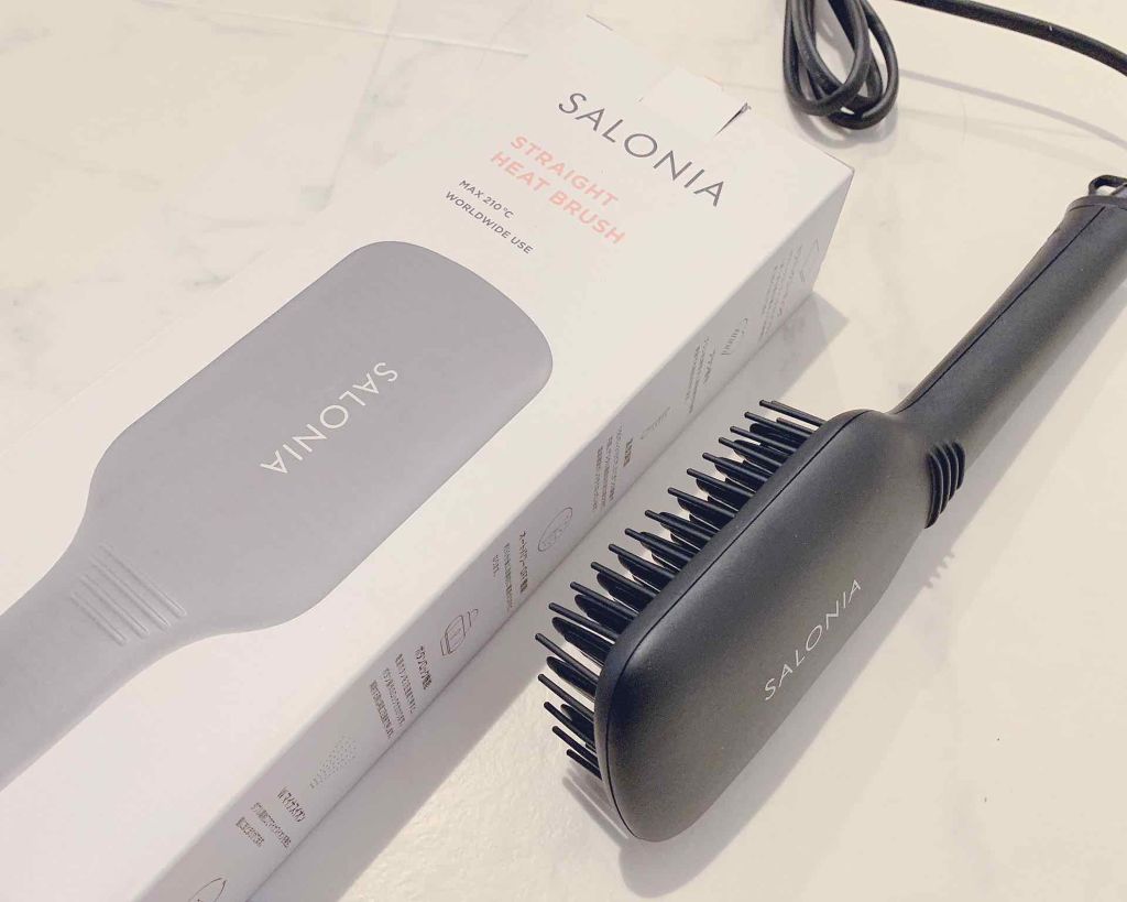 SALONIA ストレートヒートブラシ/SALONIA/ヒートブラシを使ったクチコミ（1枚目）