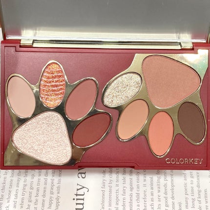 トラ十色アイシャドウパレット/COLORKEY/アイシャドウパレットを使ったクチコミ(2枚目)