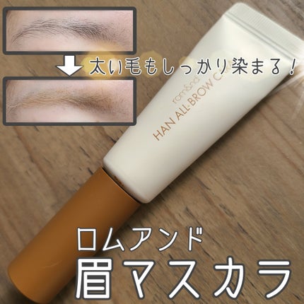ハンオールブロウカラ 04 メリーブロンディー(MERRY BLONDY)/rom&nd/眉マスカラを使ったクチコミ(1枚目)
