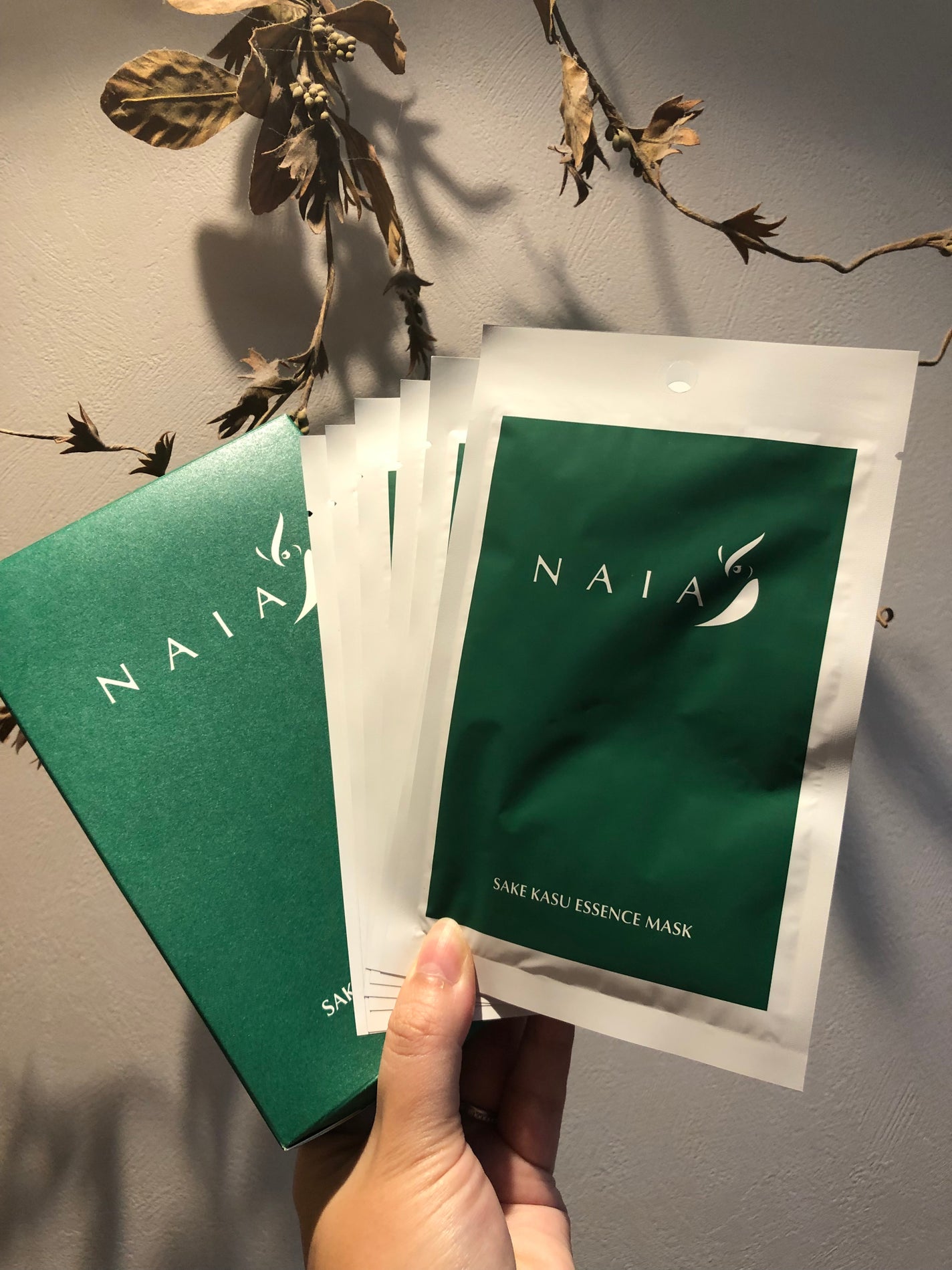 酒粕フェイスマスク 7枚入り(個包装)/NAIA/シートマスク・パックを使ったクチコミ(1枚目)