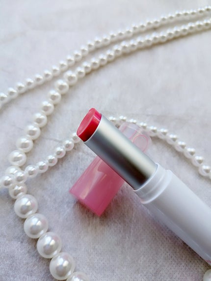 グラスティングメルティングバーム 02 ラヴィーピンク(Lovey Pink)/rom&nd/リップバームを使ったクチコミ(2枚目)