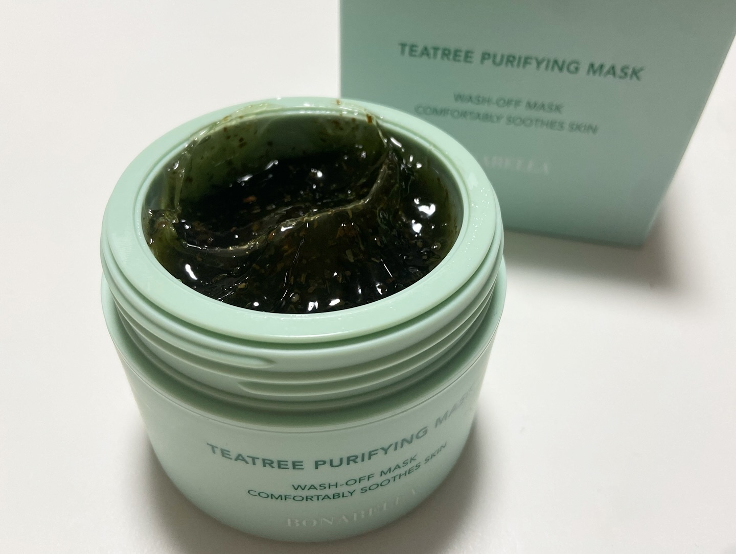ティーツリーピュリファイングマスク/BONABELLA/洗い流すパック・マスクを使ったクチコミ（3枚目）