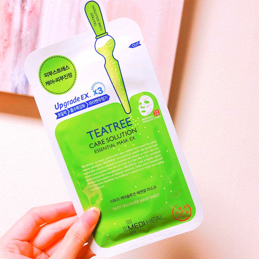 ティーツリーケアソリューション アンプルマスクJEX/MEDIHEAL/シートマスク・パックを使ったクチコミ（1枚目）