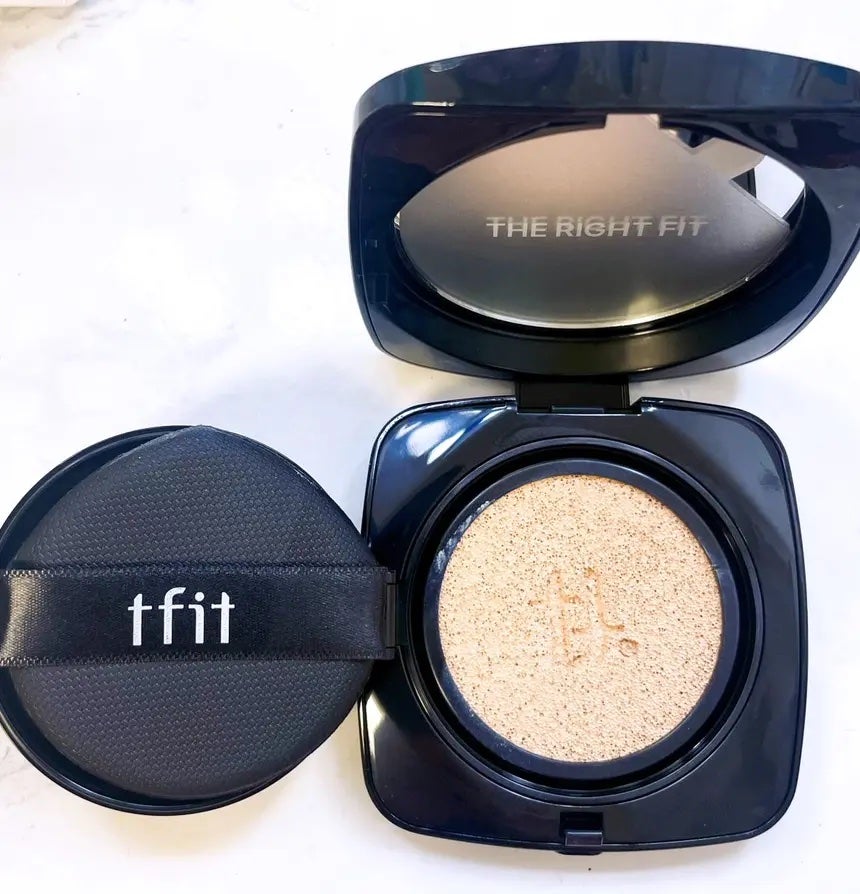 レイヤリングフィット グロークッションEX/TFIT/クッションファンデーションを使ったクチコミ(3枚目)