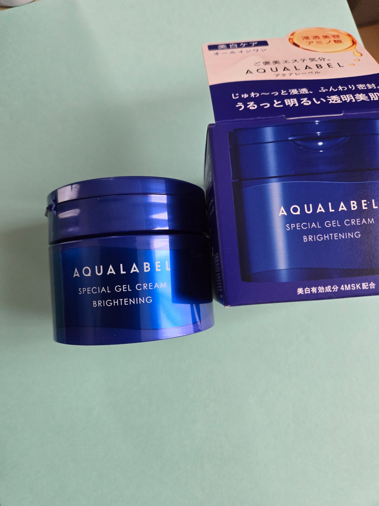 スペシャルジェルクリーム EX （ブライトニング） /アクアレーベル/オールインワン化粧品を使ったクチコミ（2枚目）