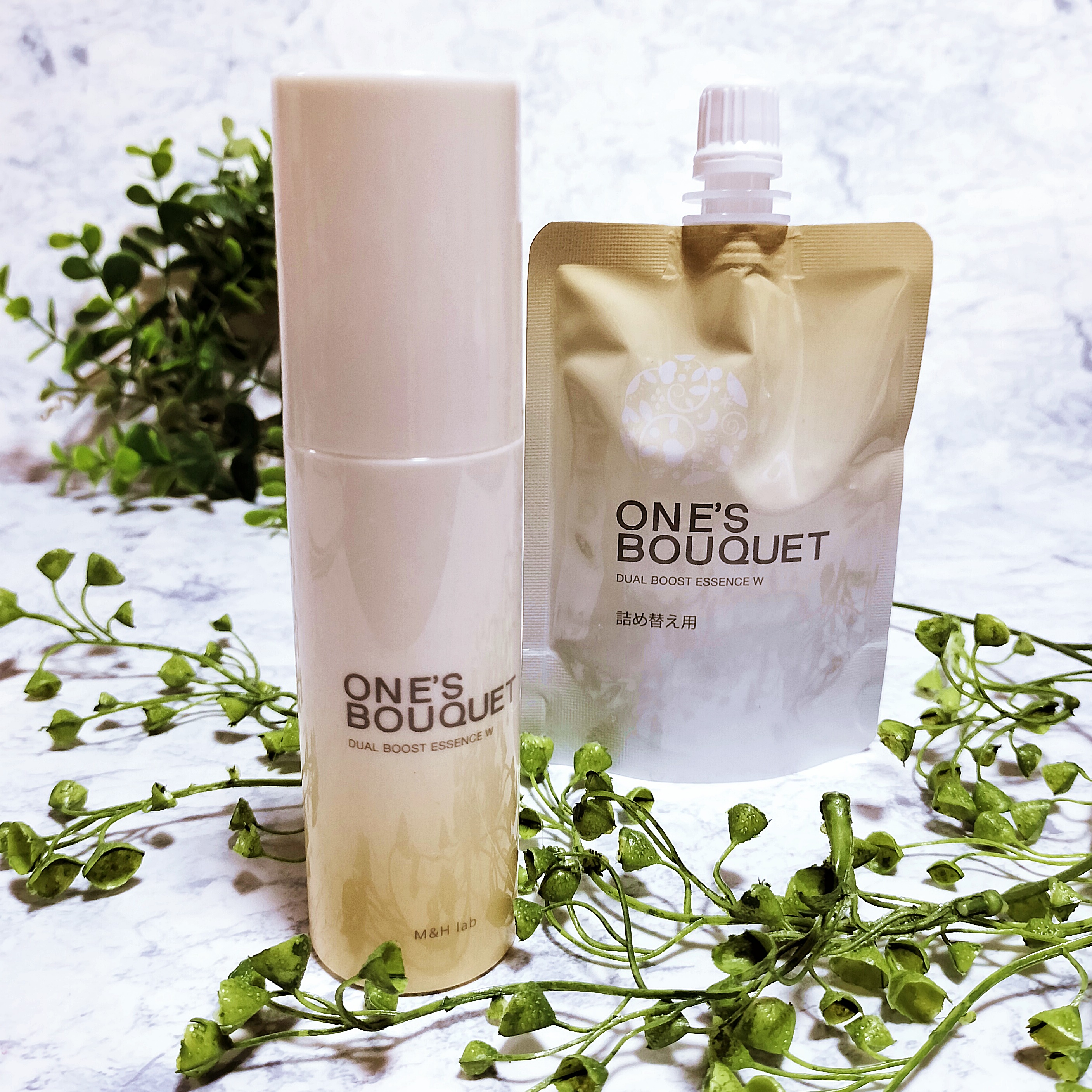 ONE’S BOUQUET（ワンズブーケ デュアルブーストエッセンス W）/M＆Hラボ/美容液を使ったクチコミ（1枚目）