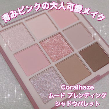 ムードブレンディングシャドウパレット/CORALHAZE/アイシャドウパレットを使ったクチコミ（1枚目）