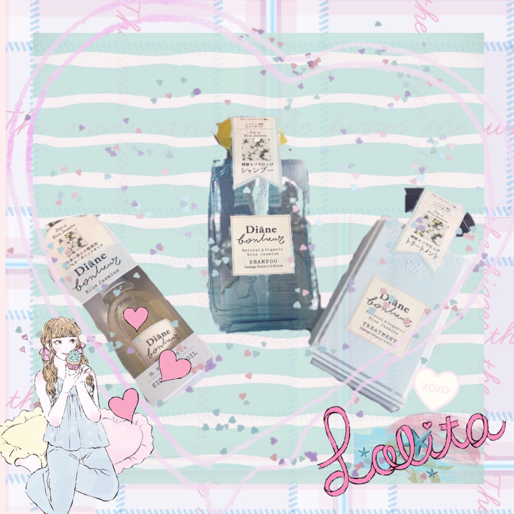 ブルージャスミンの香り/シャンプー＆トリートメント/ダイアン/市販シャンプーを使ったクチコミ（1枚目）