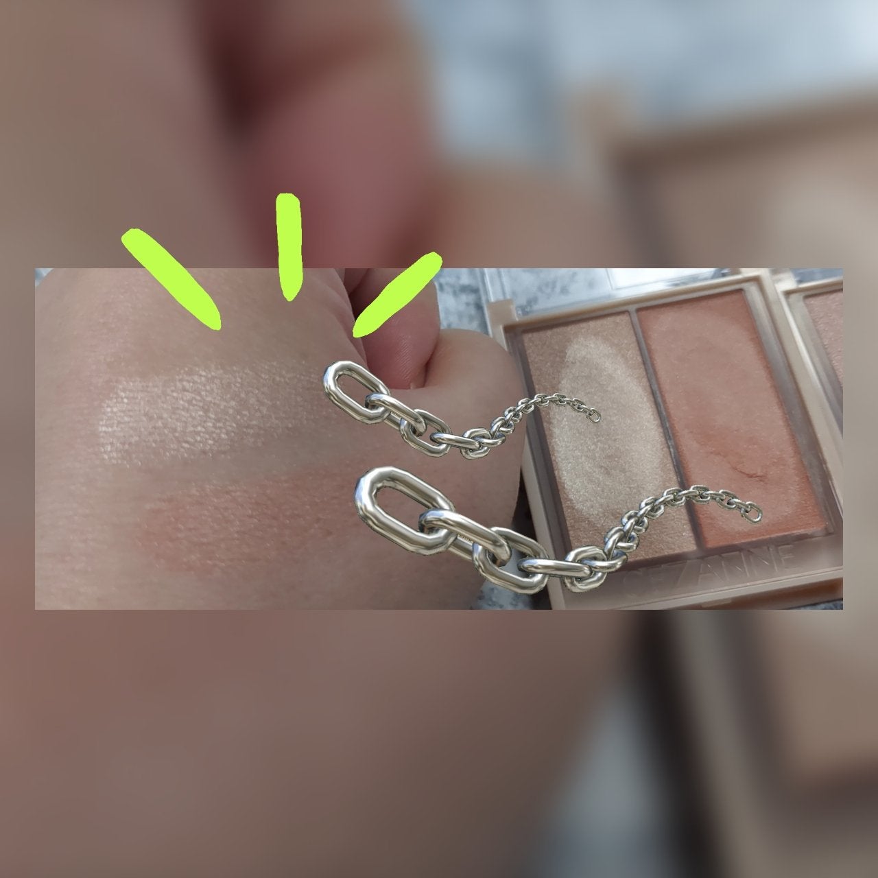 フェイスグロウカラー/CEZANNE/クリームハイライトを使ったクチコミ(1枚目)