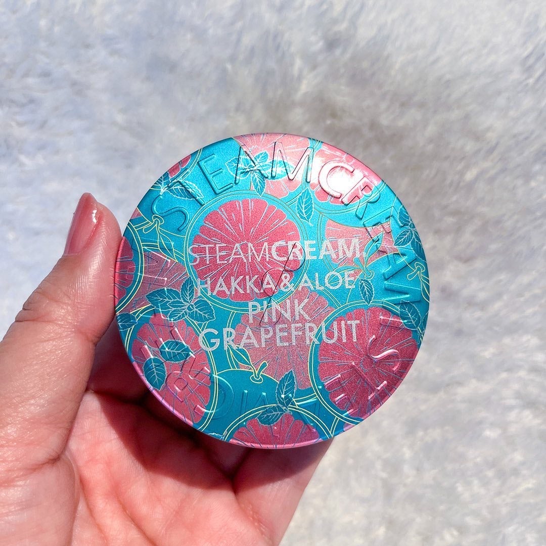 スチームクリーム ハッカ&アロエ ピンクグレープフルーツ/STEAMCREAM/フェイスクリームを使ったクチコミ(1枚目)