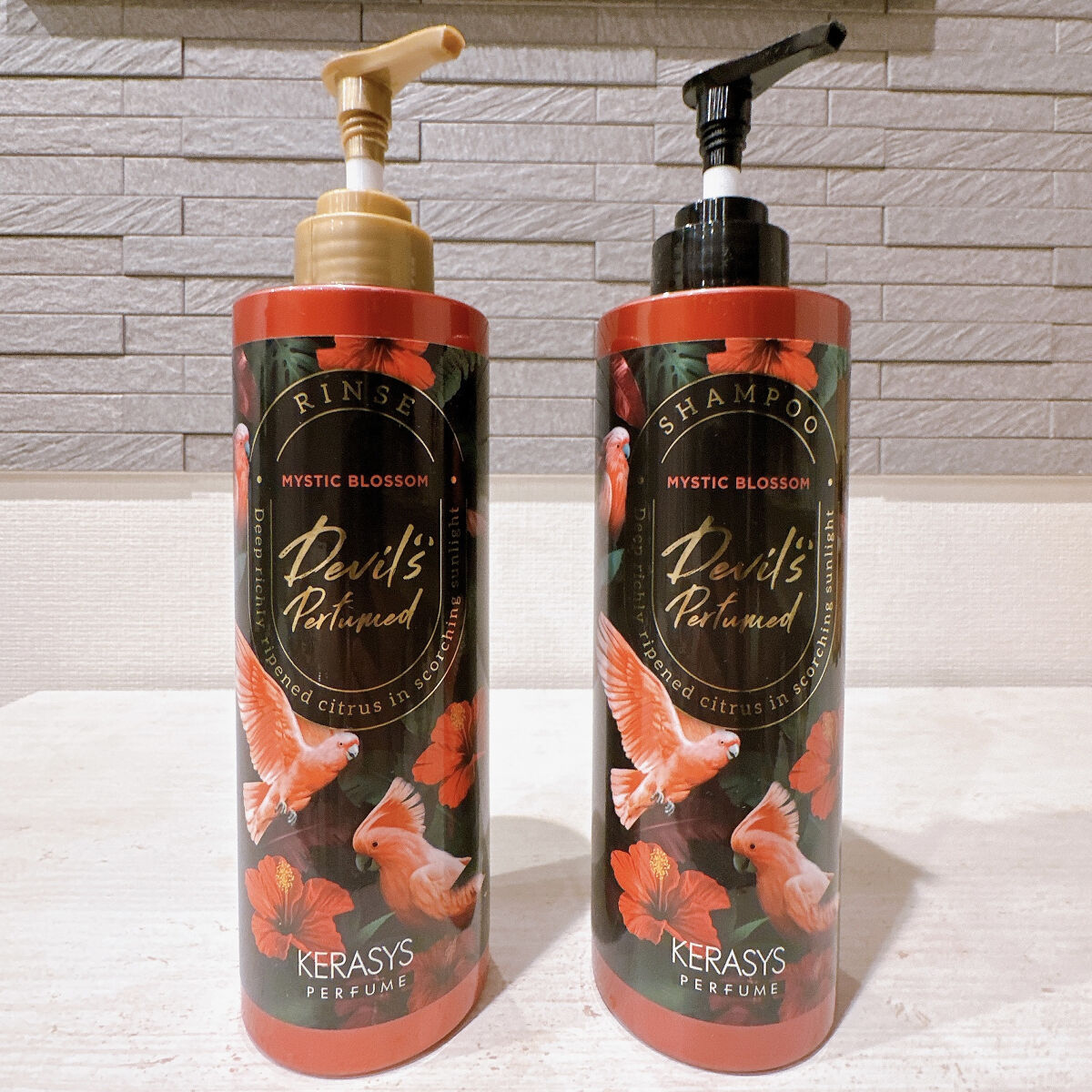 デビルズパフューム シーズン２ ミスティック ブロッサム シャンプー&リンス シャンプー本体 500ml/KERASYS/シャンプー・コンディショナーを使ったクチコミ（2枚目）