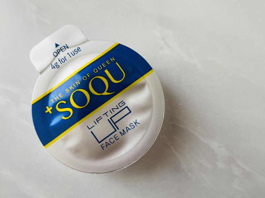 リフティングアップフェイスマスク ミラクルS/SOQU/洗い流すパック・マスクを使ったクチコミ（1枚目）