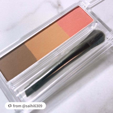 アイブロー パウダー/ちふれ/パウダーアイブロウを使ったクチコミ(3枚目)