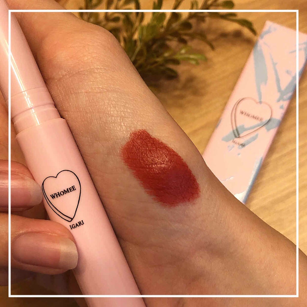マットリップクレヨン/WHOMEE/口紅を使ったクチコミ(2枚目)