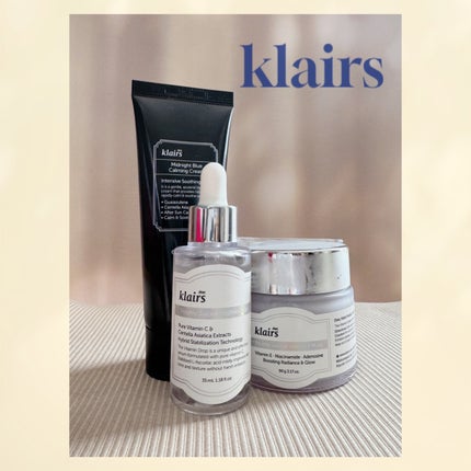 ミッドナイトブルーカーミングクリーム/Klairs/フェイスクリームを使ったクチコミ(2枚目)