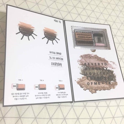 16 EYE MAGAZINE/16BRAND/アイシャドウパレットを使ったクチコミ(2枚目)