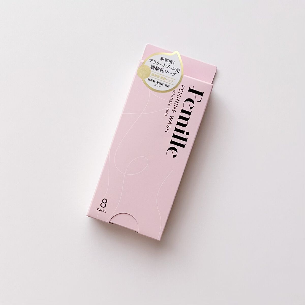 フェミニンウォッシュFD 8 packs/Femille/デリケートゾーンケアを使ったクチコミ（1枚目）