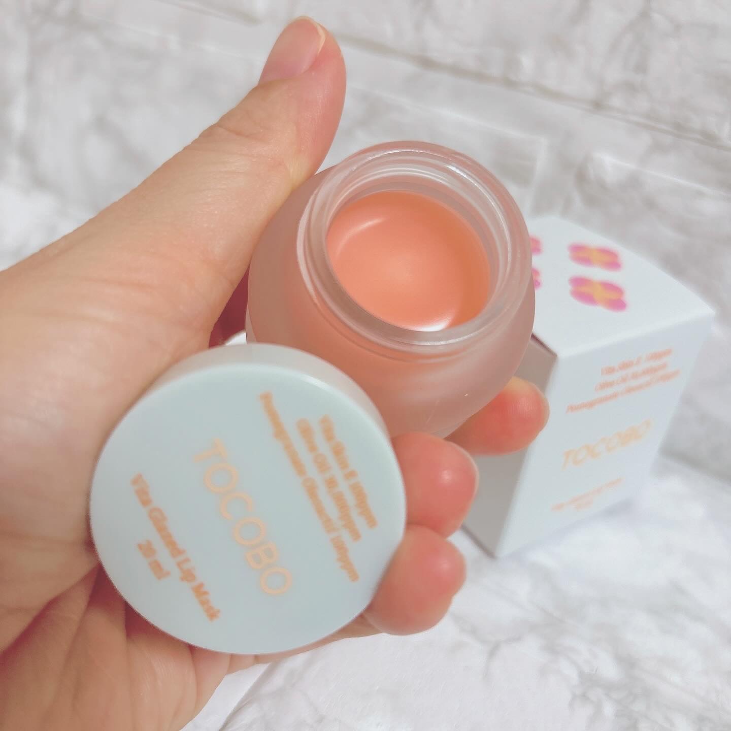 ビタグレーズドリップマスク/TOCOBO/リップマスクを使ったクチコミ（3枚目）