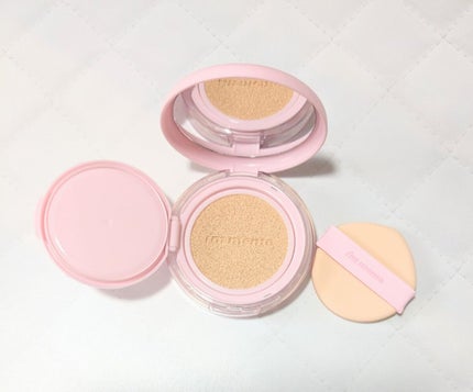 ワンダーベルベットラスティングクッション/i’m meme/クッションファンデーションを使ったクチコミ(4枚目)