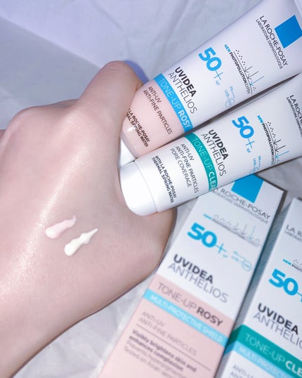 UVイデア XL プロテクショントーンアップ ローズ/ラ ロッシュ ポゼ/日焼け止めクリームを使ったクチコミ(3枚目)