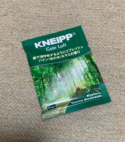 クナイプ グーテルフト バスソルト パイン<松の木>&モミの香り/クナイプ/無機塩系入浴剤を使ったクチコミ(1枚目)