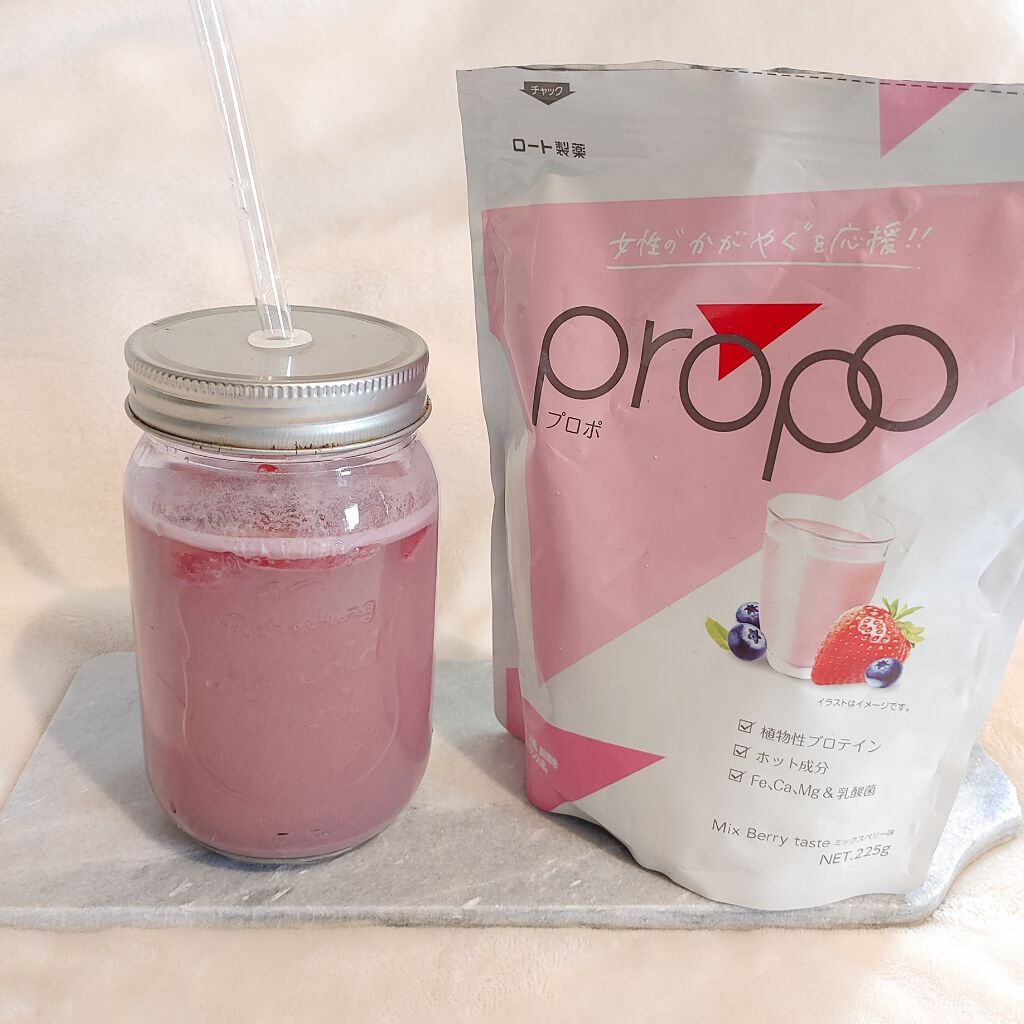 プロポ プロテイン(カフェオレ味)/ロート製薬/その他プロテインを使ったクチコミ(1枚目)