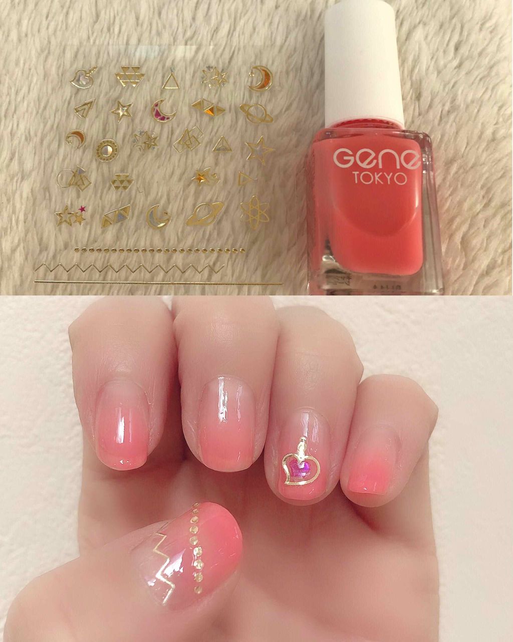 gene TOKYO ネイル/DAISO/マニキュアを使ったクチコミ（1枚目）