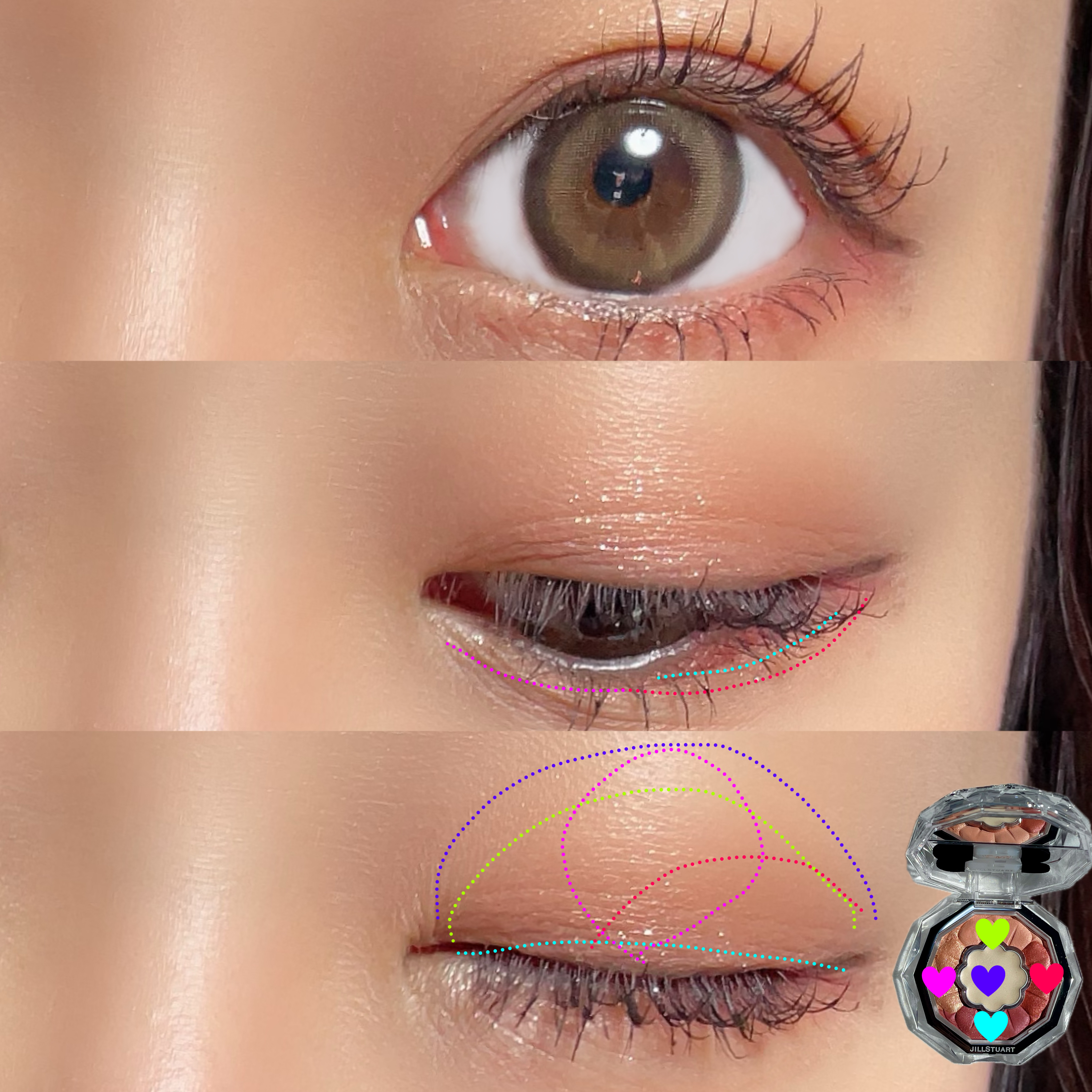 ジルスチュアート ブルームクチュール アイズ/JILL STUART/アイシャドウパレットを使ったクチコミ（2枚目）