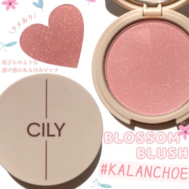 ブロッサムブラッシュ  #KALANCHOE/CILY/パウダーチークを使ったクチコミ（1枚目）