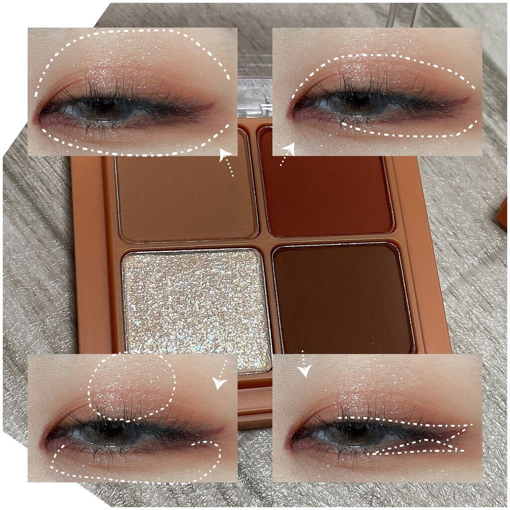 ベターザンアイズ ミュージックシリーズ/rom&nd/アイシャドウパレットを使ったクチコミ(2枚目)