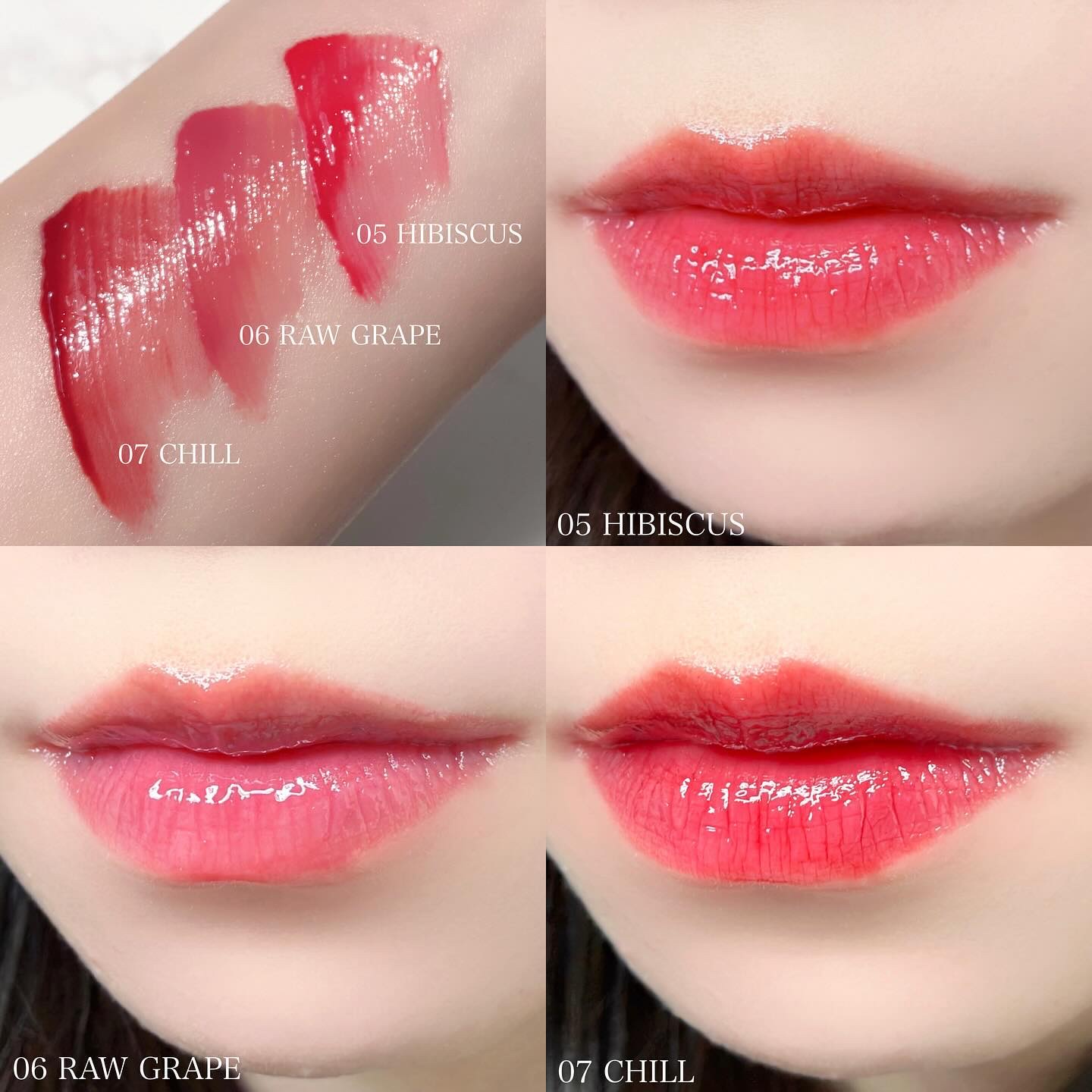 ロウグロウジェルティント/hince/リップティントを使ったクチコミ（2枚目）