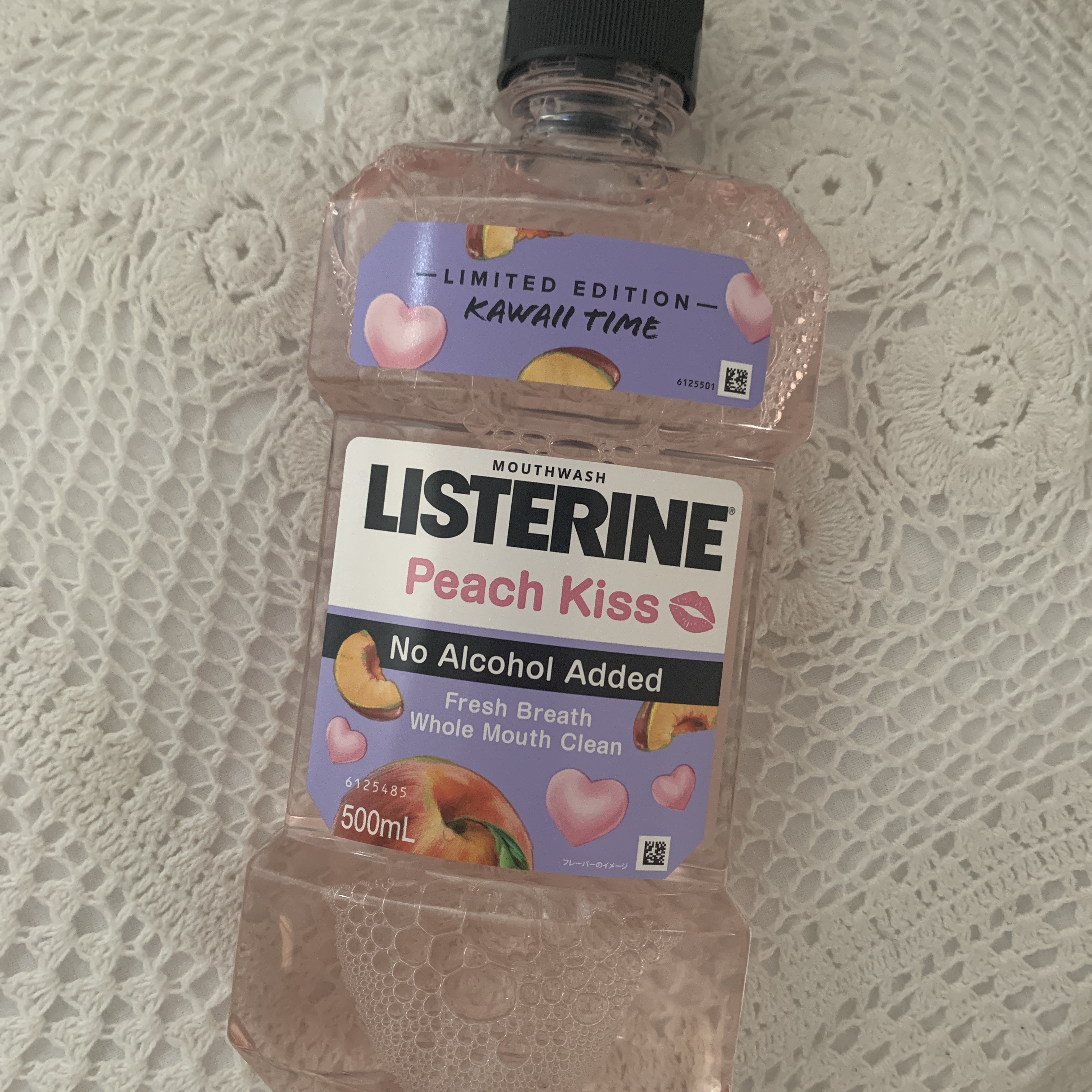 リステリン ピーチミント/ジョンソン・エンド・ジョンソン/マウスウォッシュ・スプレーを使ったクチコミ（1枚目）