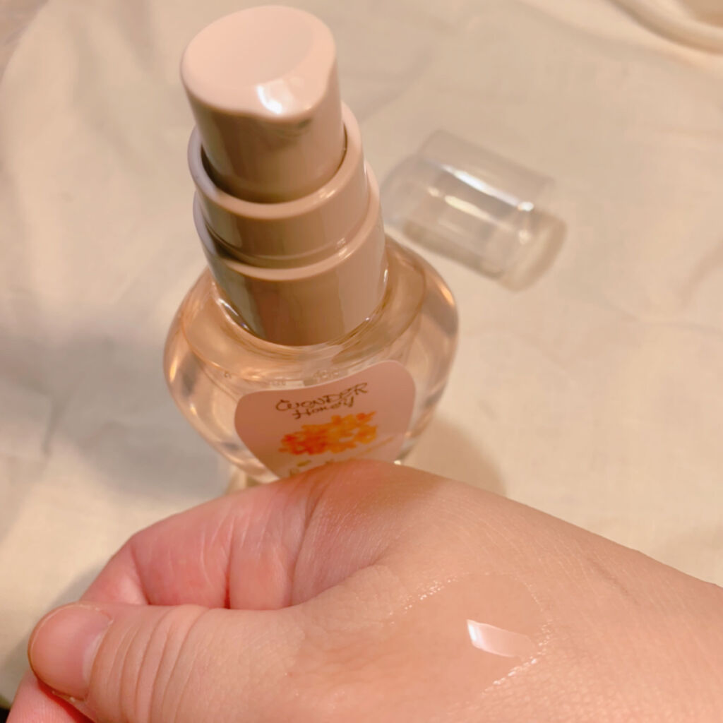 ワンダーハニー エンリッチヘアオイル ピュアキンモクセイ/VECUA Honey/ヘアオイルを使ったクチコミ（2枚目）