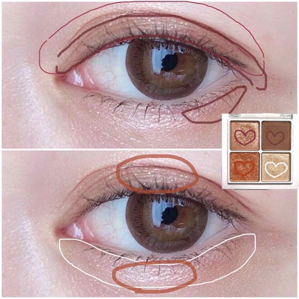 THE アイパレR/b idol/アイシャドウパレットを使ったクチコミ(2枚目)