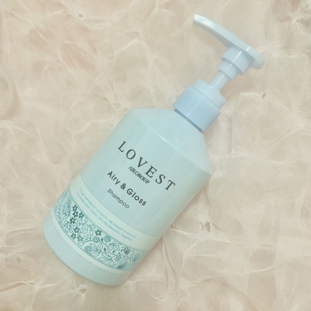 エアリーアンドグロス シャンプー／トリートメント /LOVEST by air Salon Quality Hair Care/市販シャンプーを使ったクチコミ（2枚目）