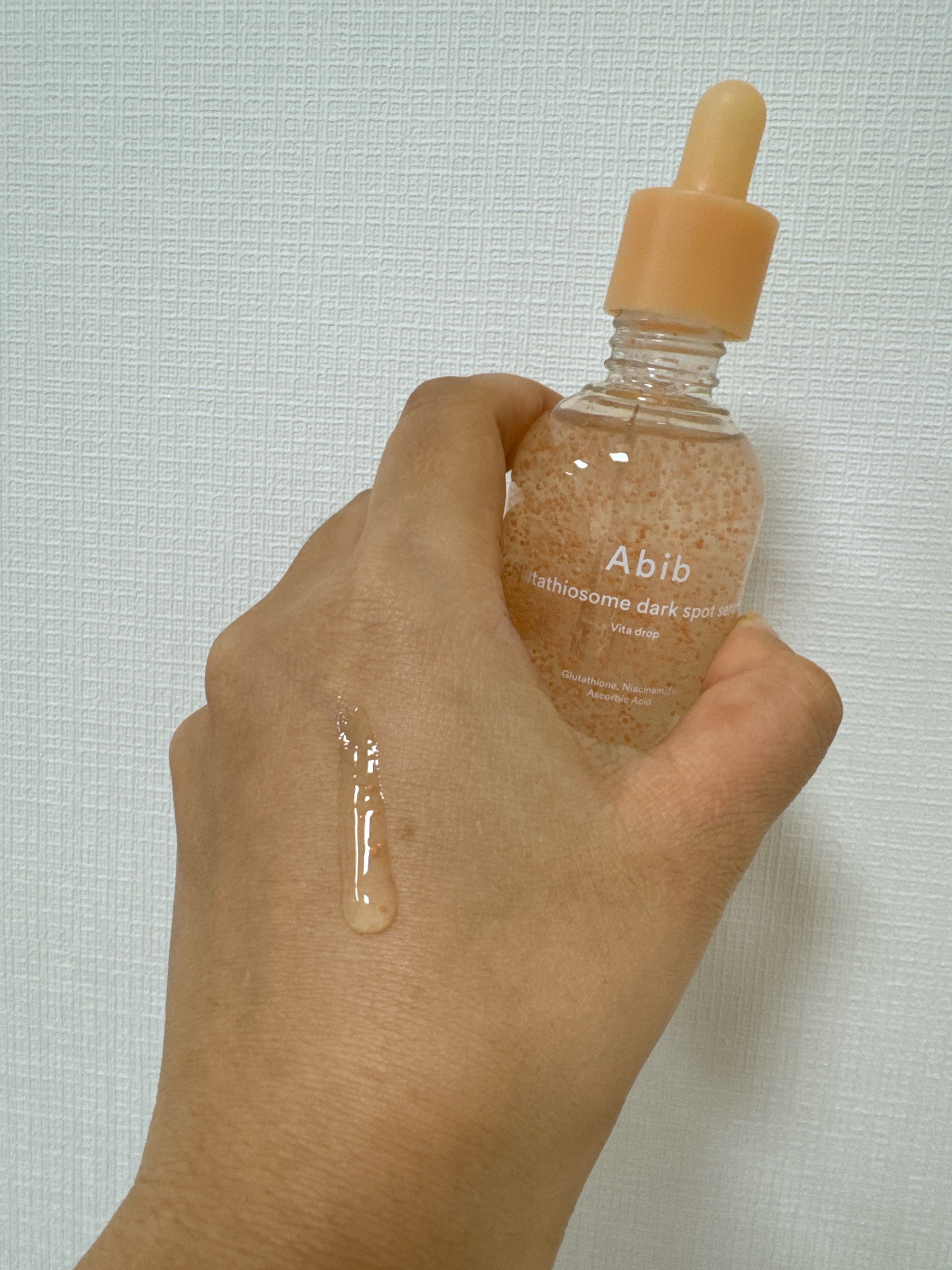 グルタチオンソームダークスポットセラムビタドロップ/Abib /美容液を使ったクチコミ（2枚目）
