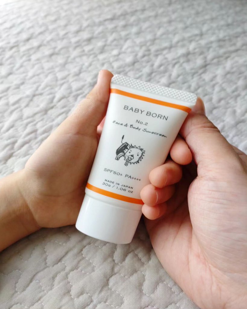 日焼け止め乳液/BABY BORN/日焼け止めミルクを使ったクチコミ（1枚目）