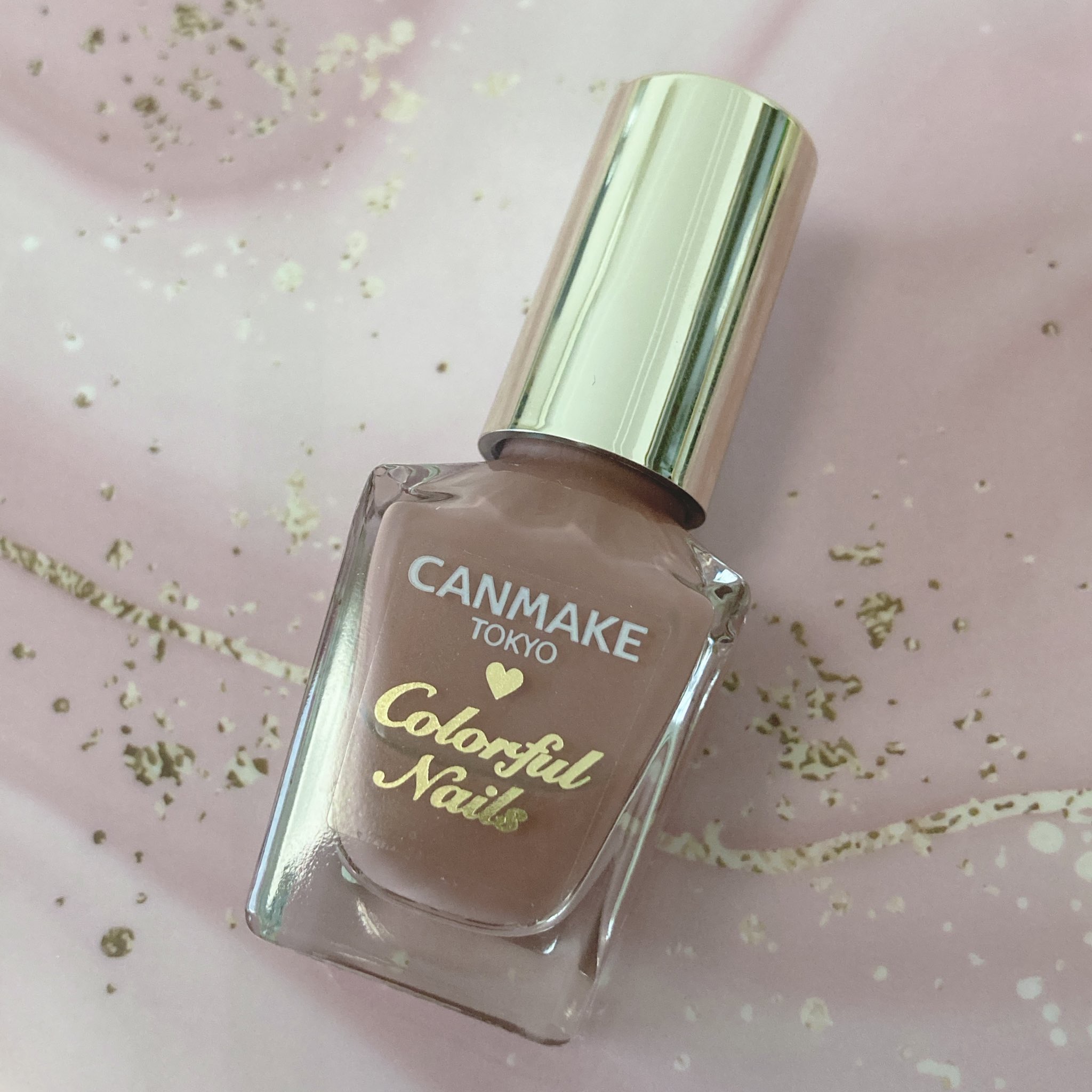 カラフルネイルズ N76 アズキミルクティー/キャンメイク/マニキュアを使ったクチコミ（1枚目）
