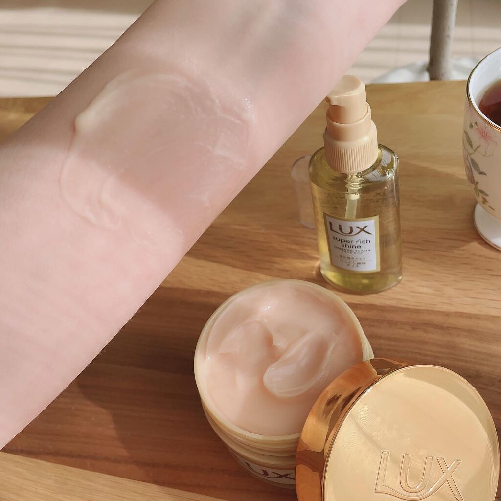 スーパーリッチシャイン ダメージリペア リッチ補修ヘアマスク/LUX/ヘアマスク・ヘアパックを使ったクチコミ(8枚目)