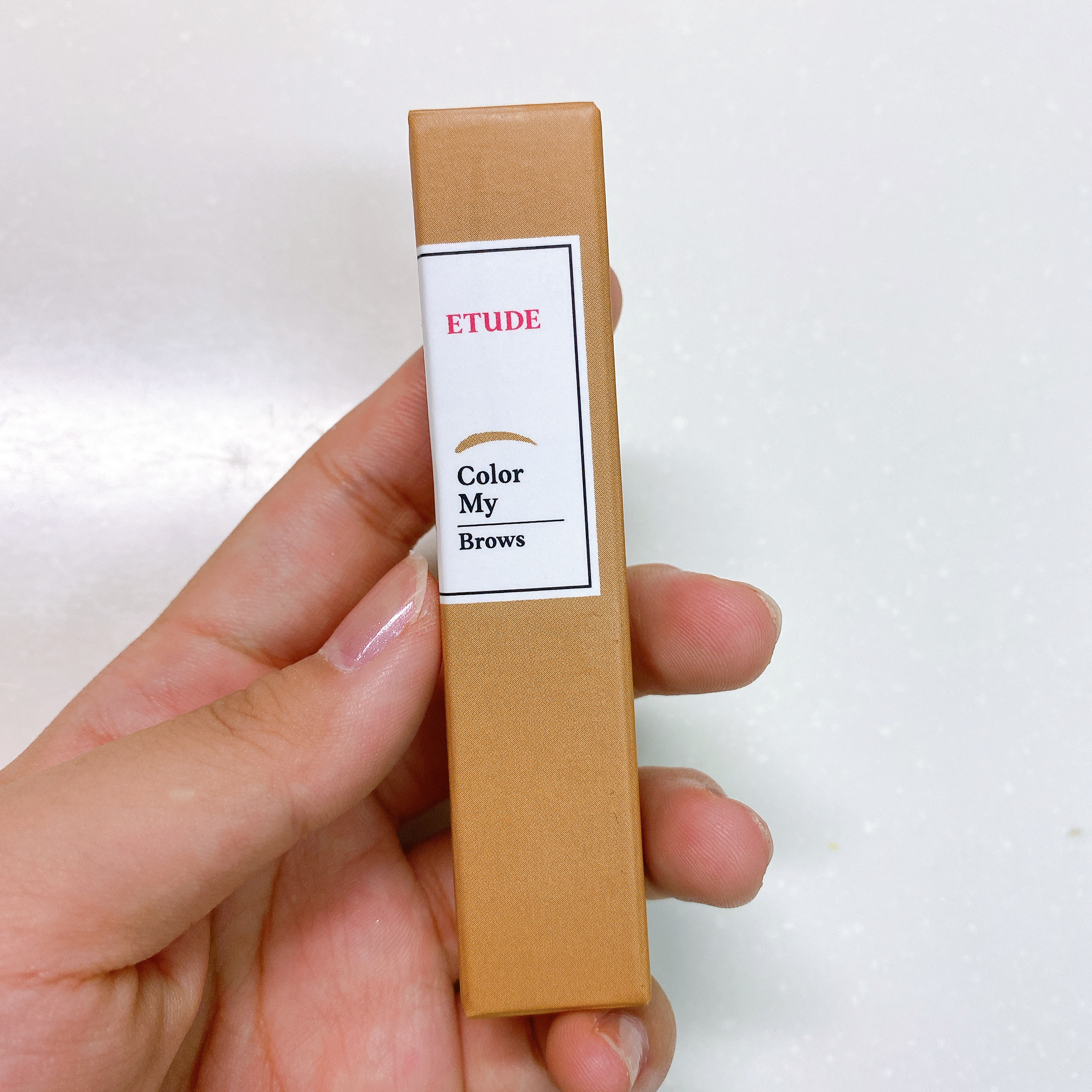カラーマイブロウマスカラ ブロンディーブラウン/ETUDE/眉マスカラを使ったクチコミ（2枚目）