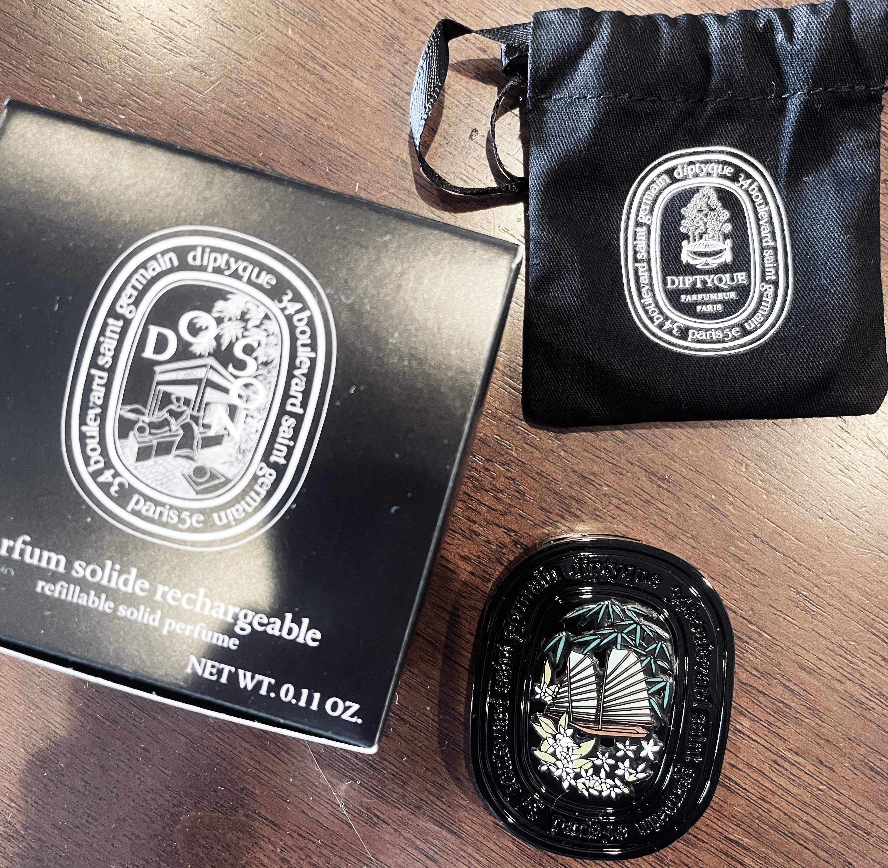 リフィラブル ソリッド パフューム ロンブル ダン ロー/diptyque/練り香水を使ったクチコミ（2枚目）
