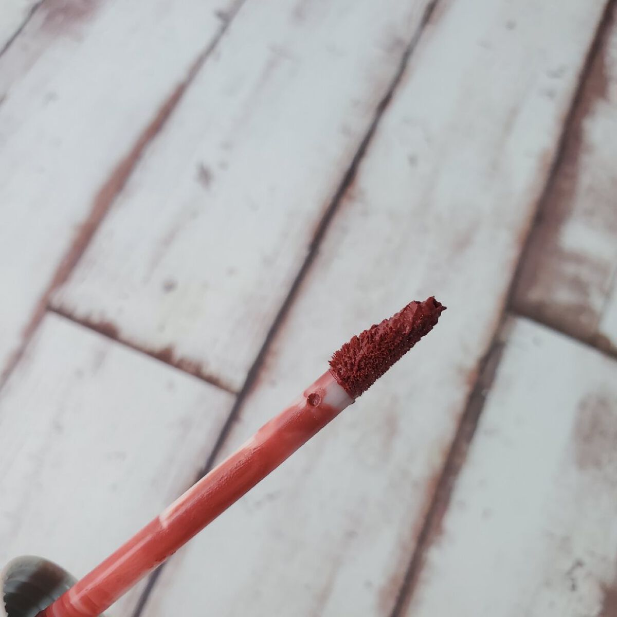 ゼロベルベットティント 04 バーントハート(BURNT HEART)/rom&nd/リップティントを使ったクチコミ（2枚目）